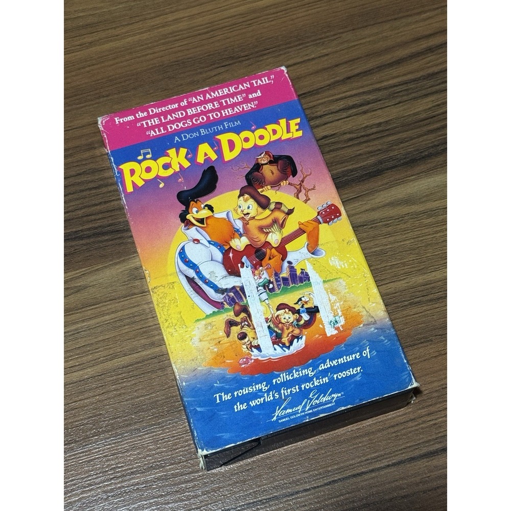 Rock a Doodle (1991) - VHS Animation Cartoon Family Children Classic
